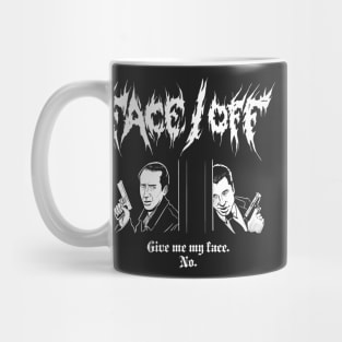 Face Off Metal Mug